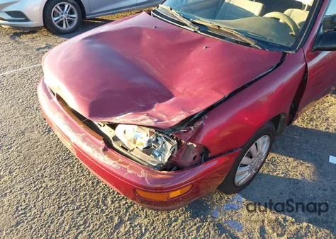 1996 Geo Prizm Lsi from USA, damaged, VIN 1Y1SK5267TZ002390
